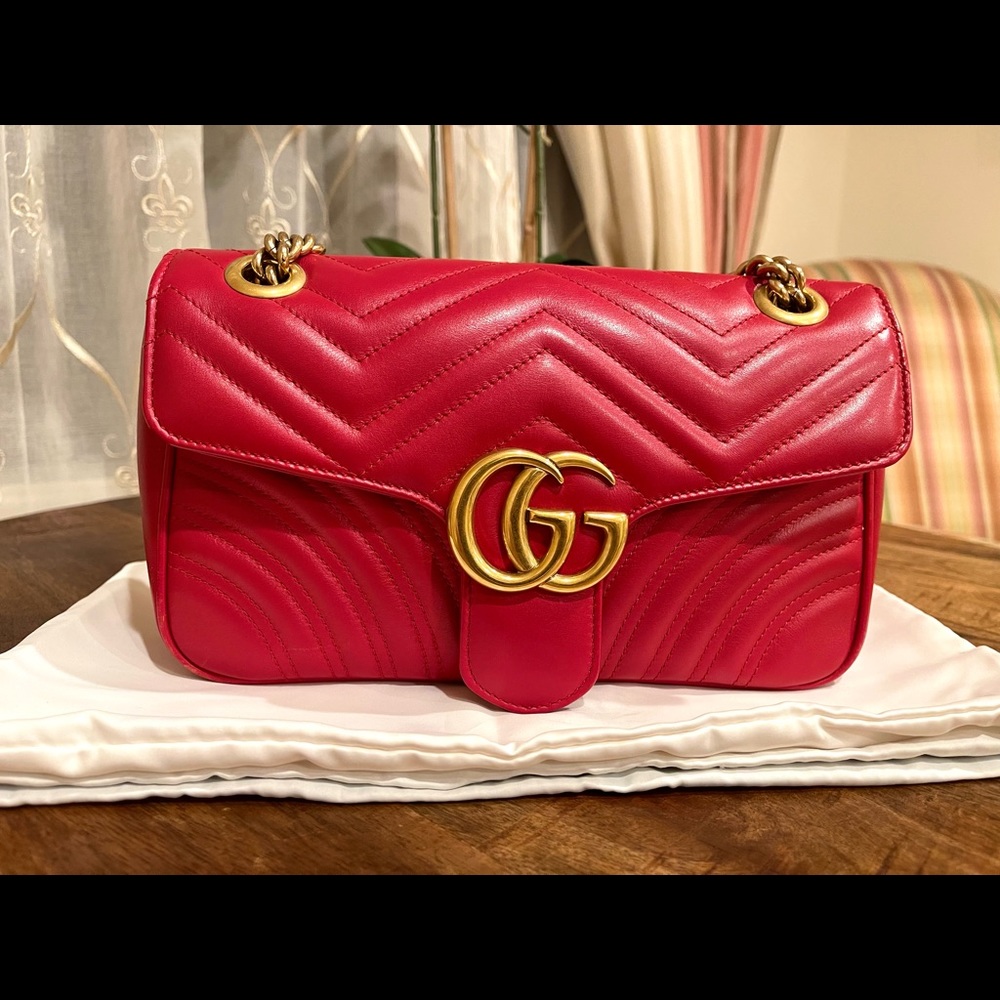 GG Marmont matelassé calfskin - Picture 7 of 10